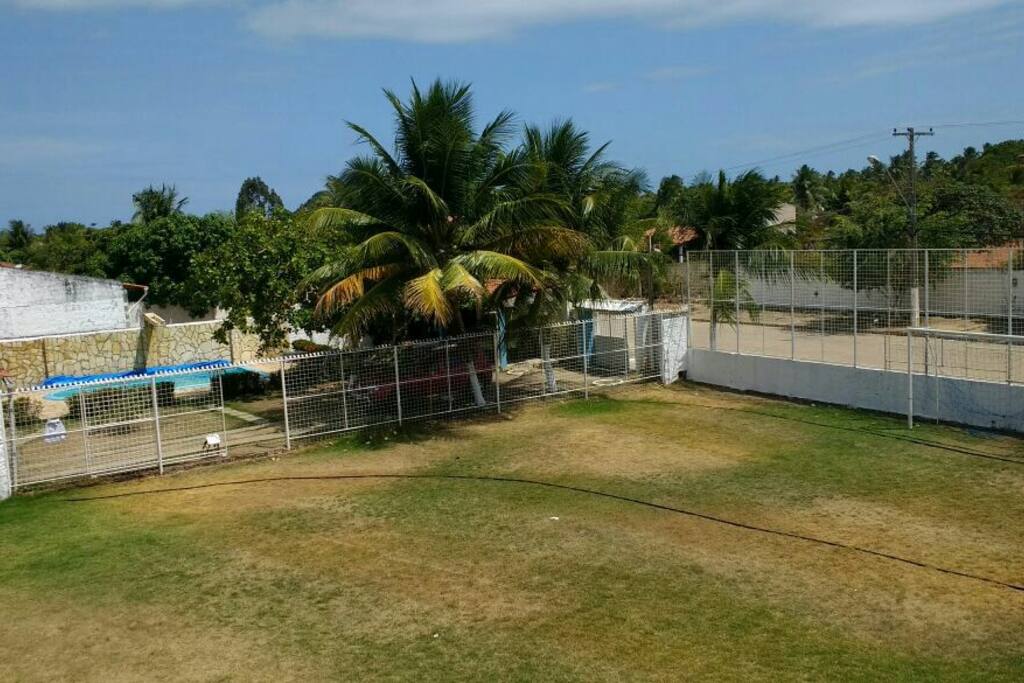 Campo de futebol para maior diversão.