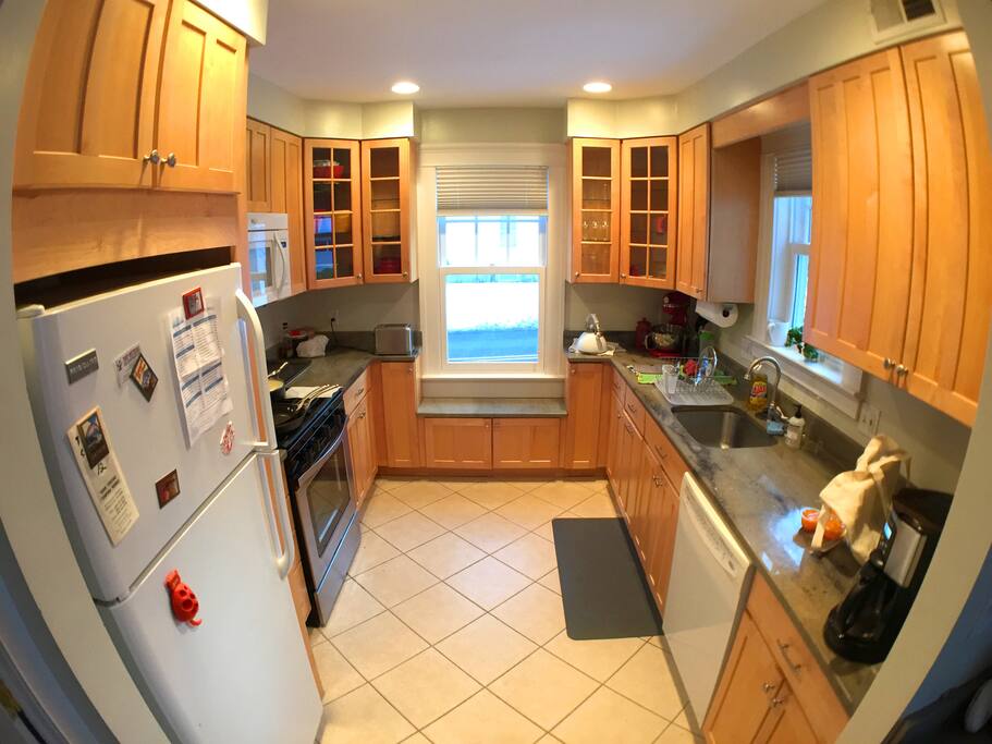 fully stocked kitchen