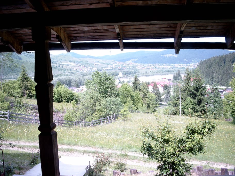 The view from the second terrace