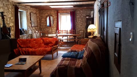 Large traditional house in the Haut-Jura Mountains