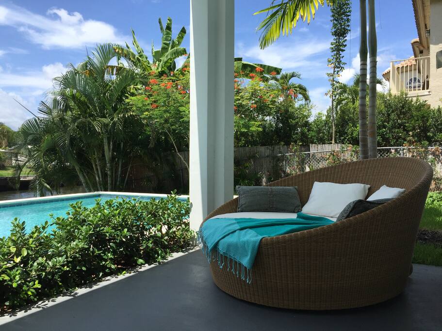 outdoor relax in the patio