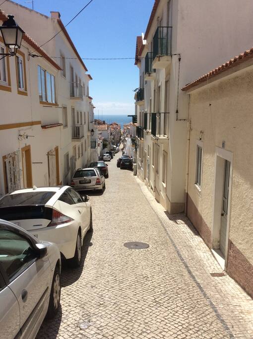 Rua de acesso à praia