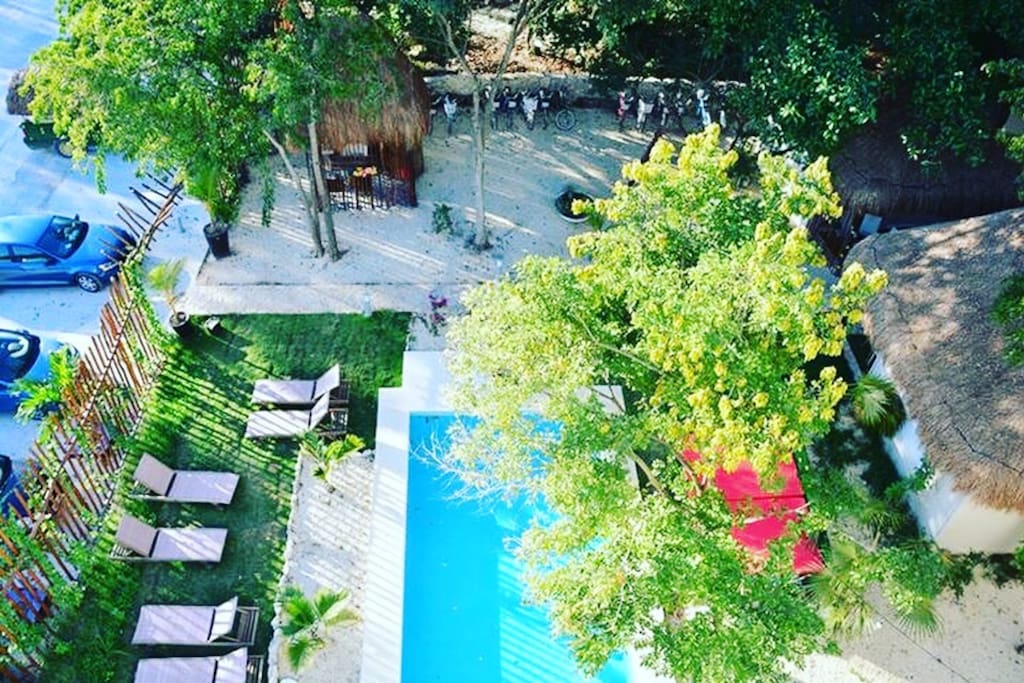 Pool area