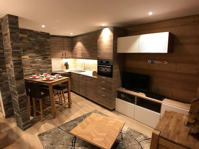 ❄️❤️ Studio Sur-Équipé « Le Chamois » [WIFI] ❤️❄️