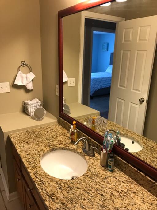 Very Nice Bathroom for our guests!