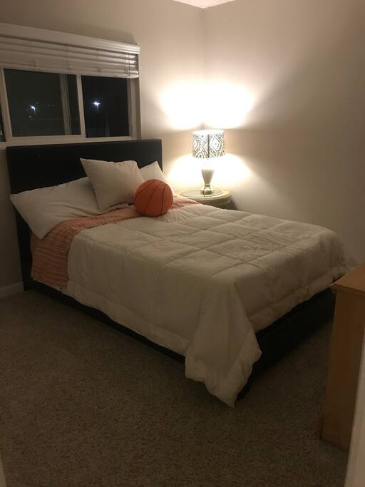 The main sleeping room where you’ll sink into the most relaxing night of the week!