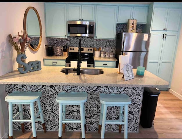 Tiffany’s on the Beach. Just steps from the ocean