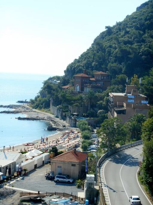 IL PANORAMA DAL BALCONE LATO CAPONOLI