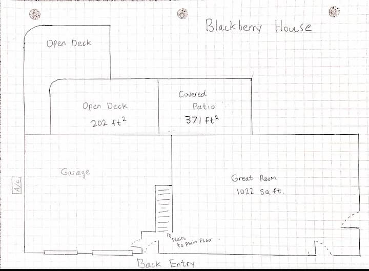 Fork Inn's Blackberry 3BR/2Bath/w bunkroom rm BB