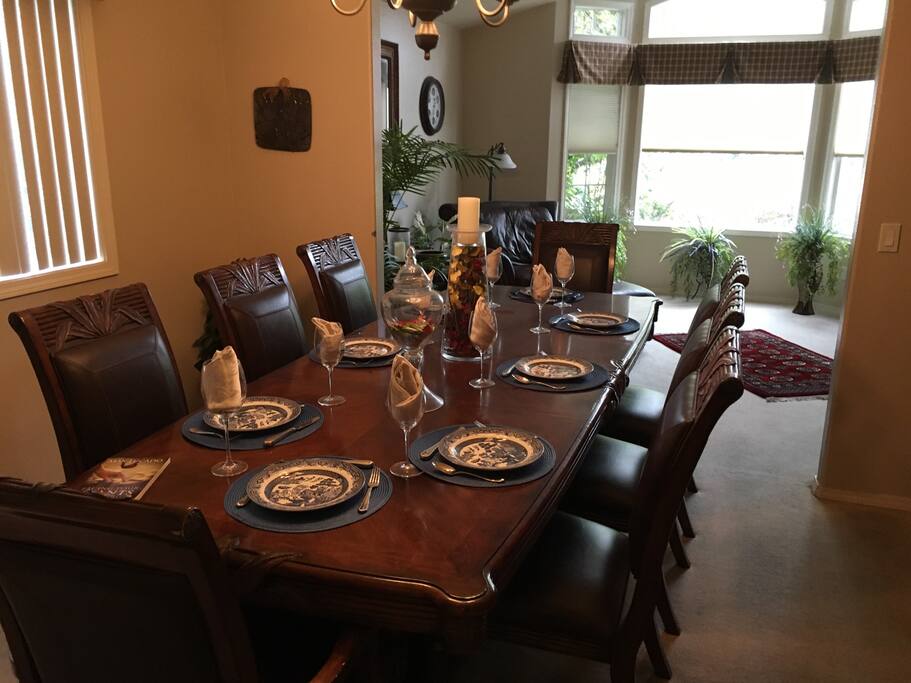 Formal Dining Room Sits 8