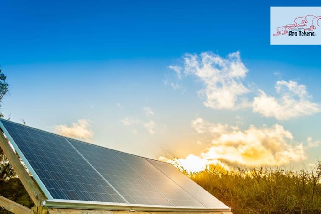 Contamos con paneles solares, huerta orgánica, agua de lluvia