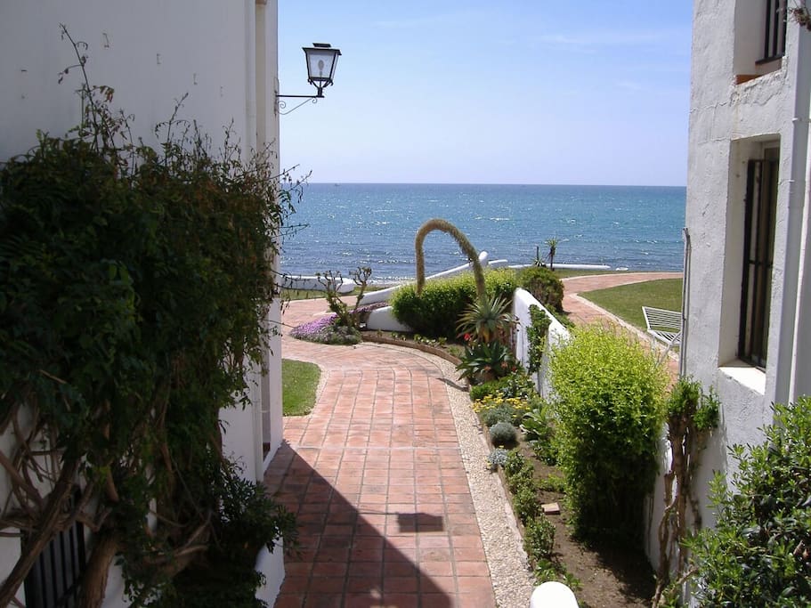Bajada a la playa