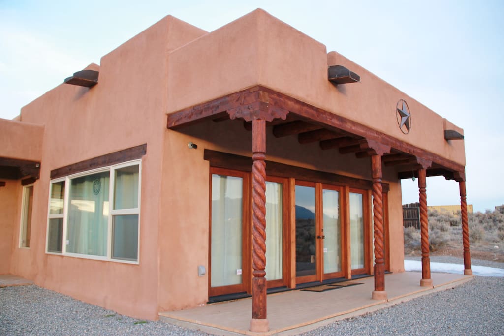 Wall size windows for full mountain views