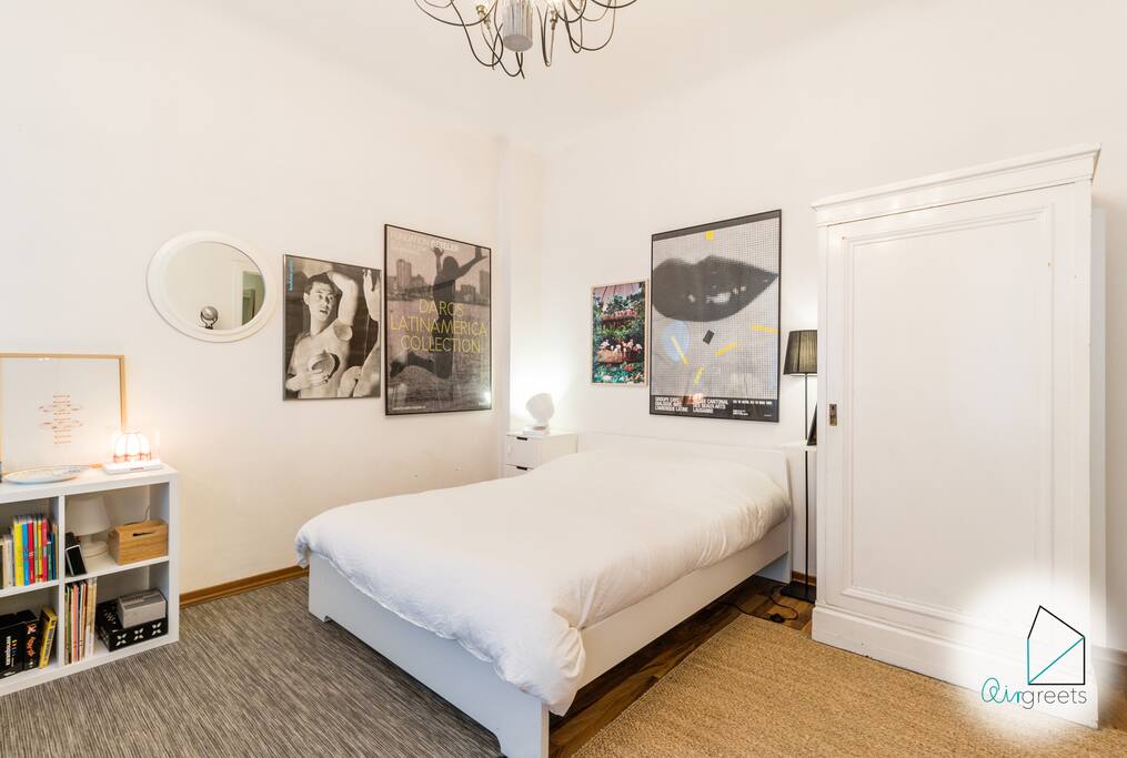 Have sweet dreams in the comfortable double bed!