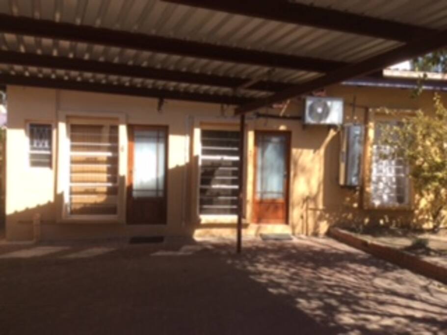 Outside Carport and Rooms 6 & 7