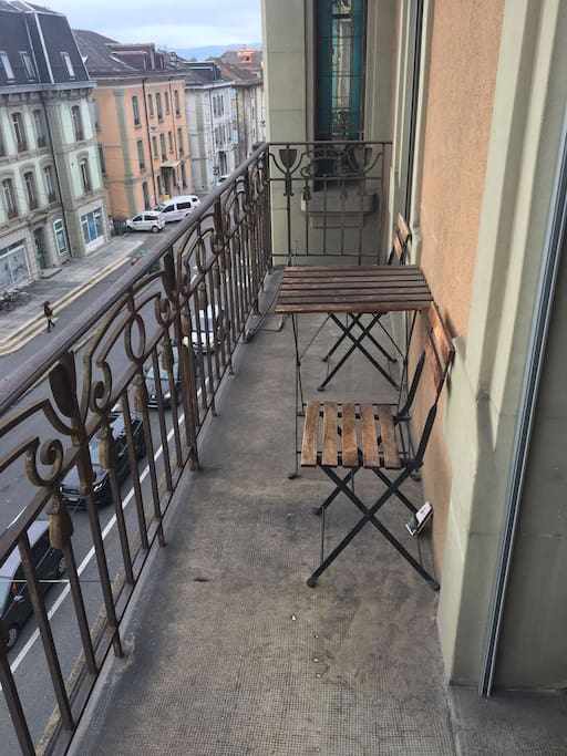 Balcony with Lake view