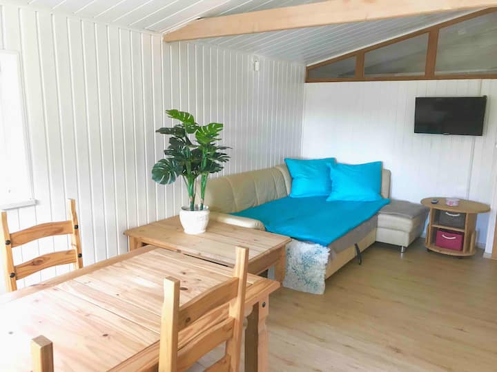 Дневна соба (спална соба 3) со кауч на спуштање (лежечки простор: 1,20м x 1,90м)