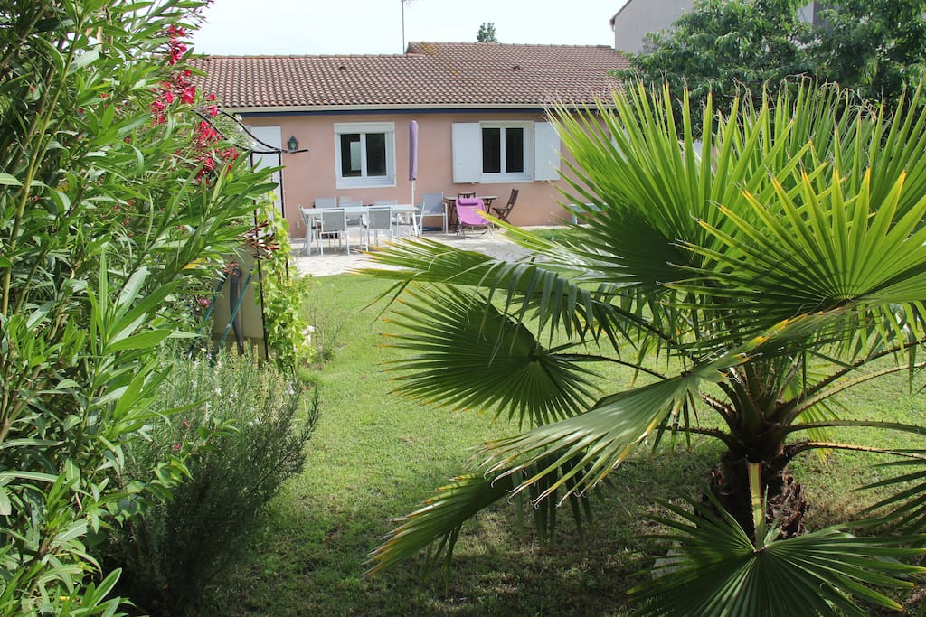 Le jardin de 600 m2