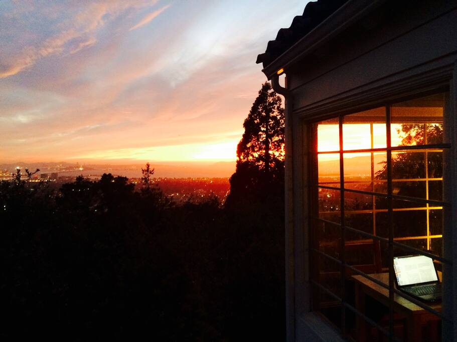 Sunset over the Bay