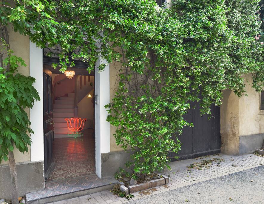 l'entrée de la Pousada