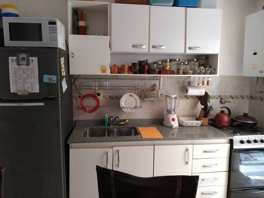 La cocina tiene todo lo necesario