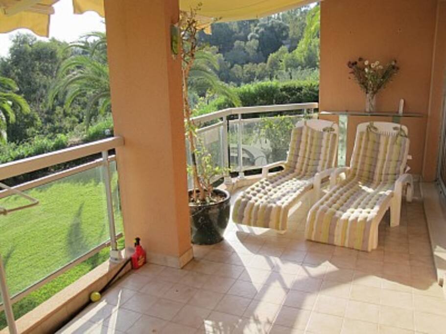Terrace with beautiful sea view