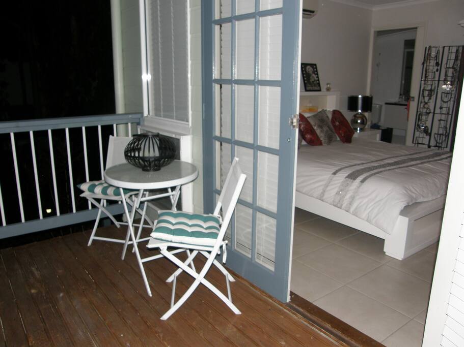 Balcony off Main Bedroom