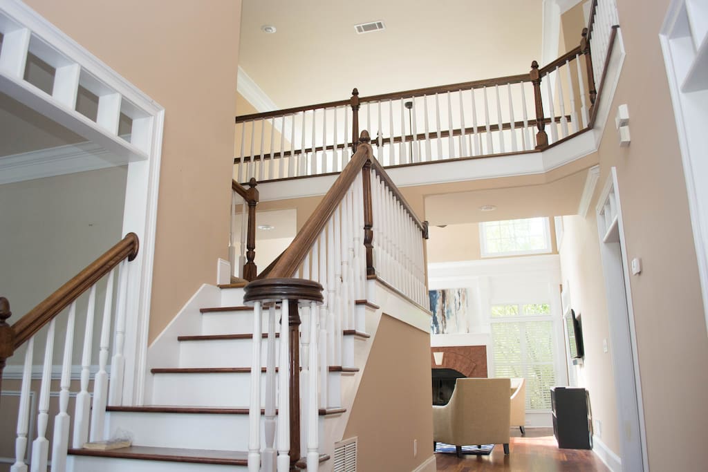 Two Story entry w view of Main Room