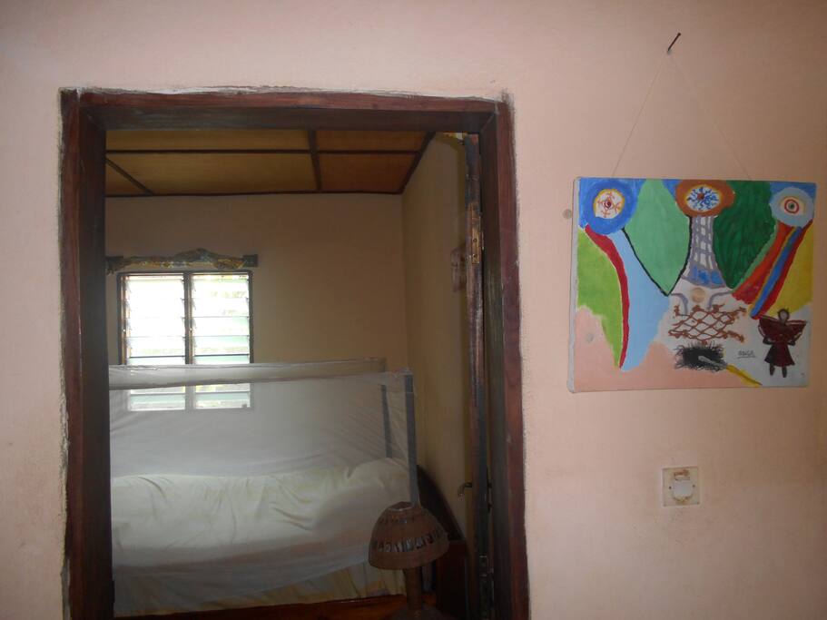 L’entrée de la chambre d’hôtes.