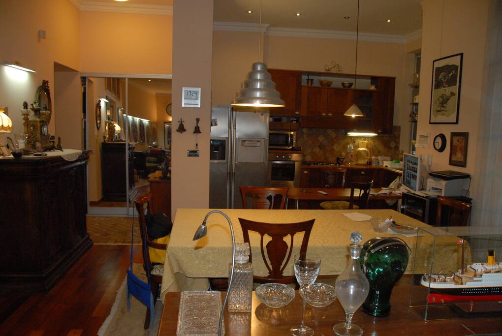 Entrance to the APT, kitchen, dinning