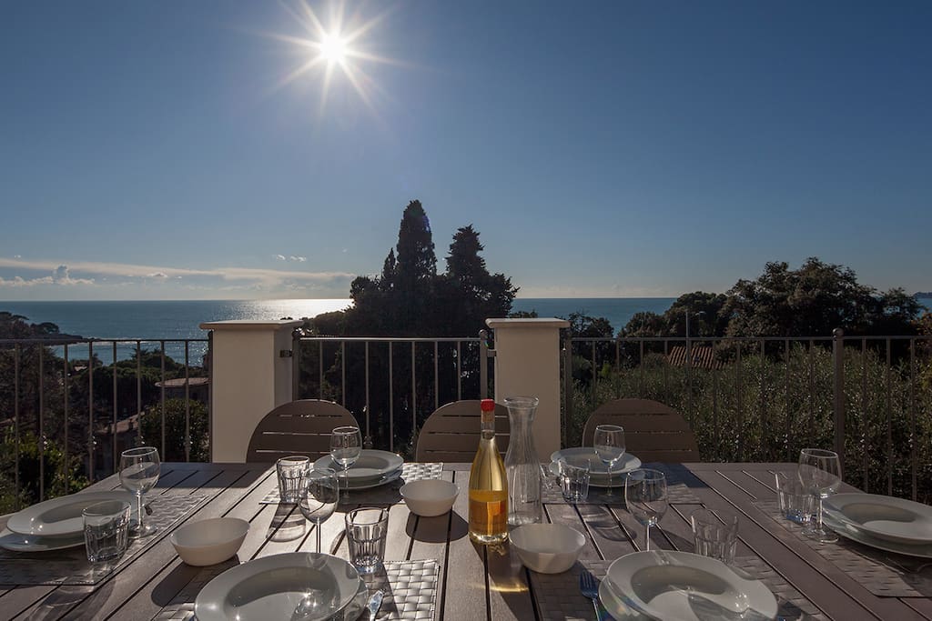 terrace with view