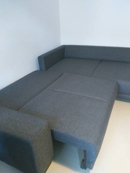 open sofa in living room