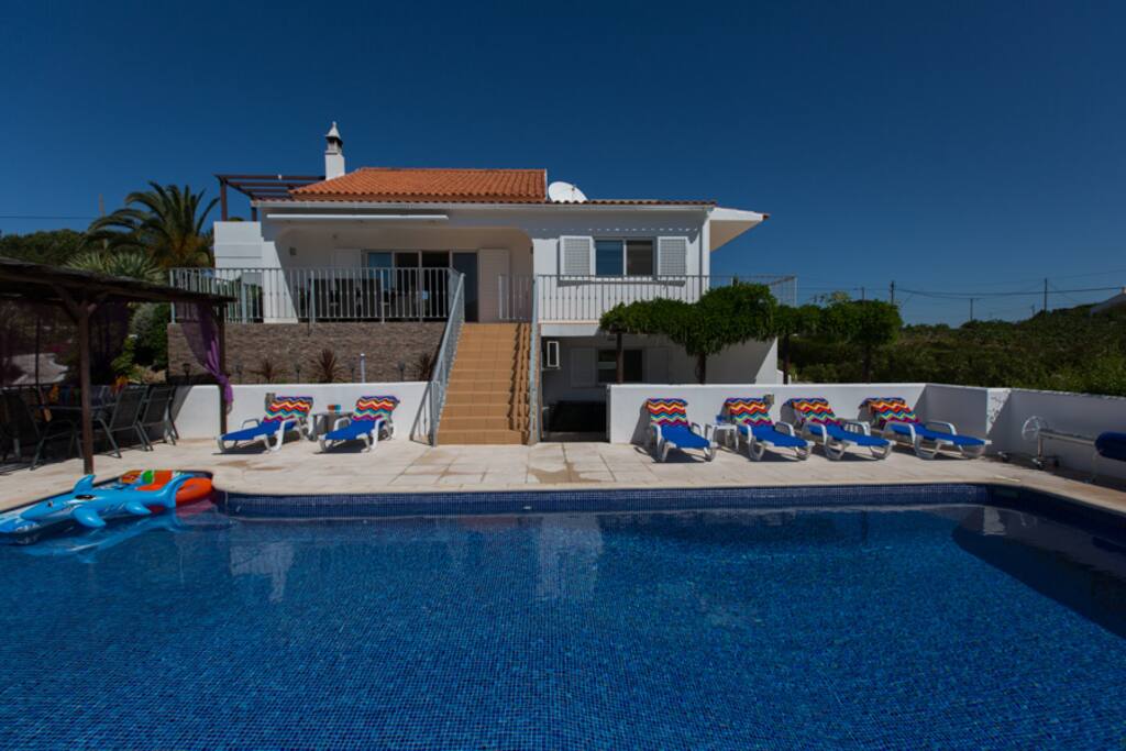 Large heated private swimming pool