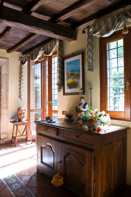 Dining area, overlooking the terrace