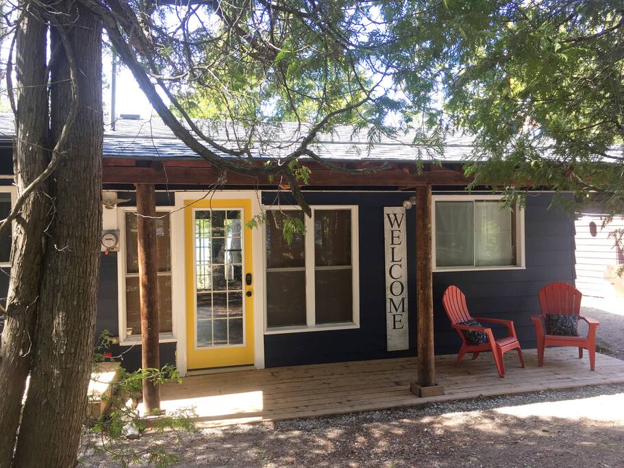 Front of cottage