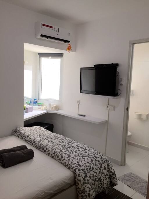 Stay with spacious and cozy place inside the room.