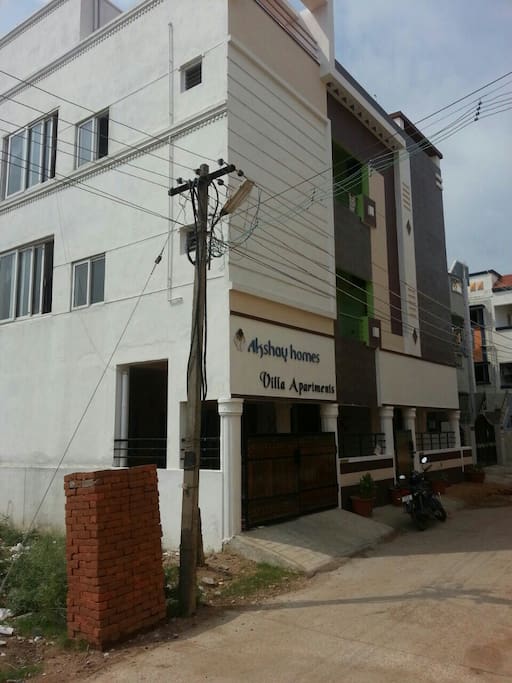 Elevation of the property