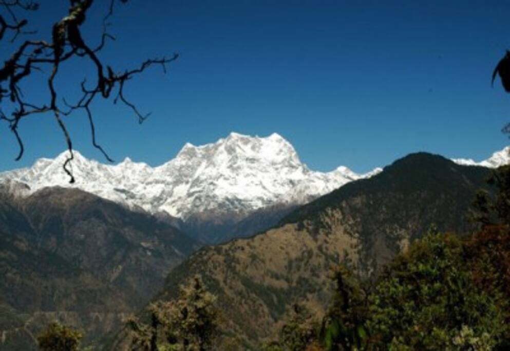 Kedarnath from the Resort