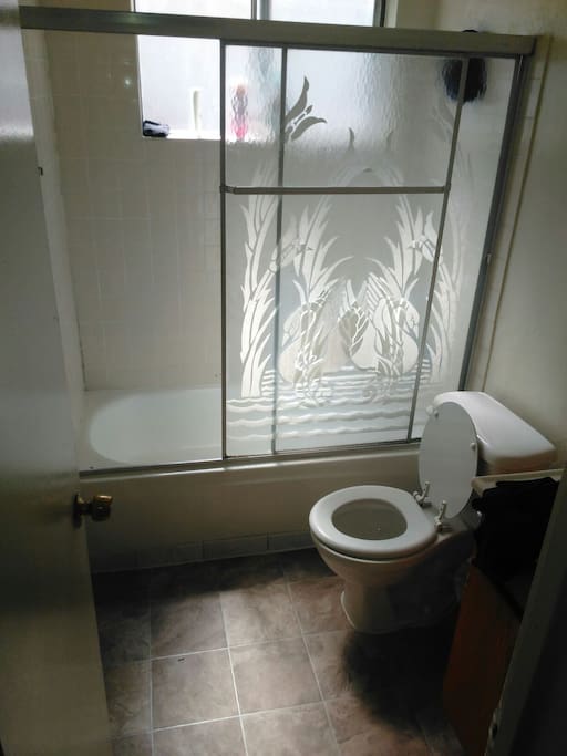 Clean bathroom