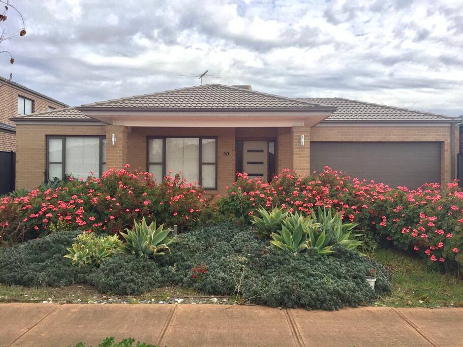 Our lovely modern home to be introduce, U shape driveway at the front yard