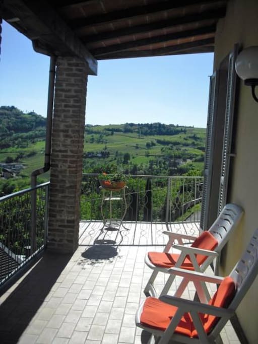 Terrazzo con vista panoramica