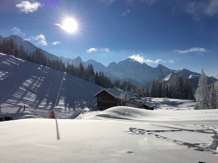 Winter view from the balcony
