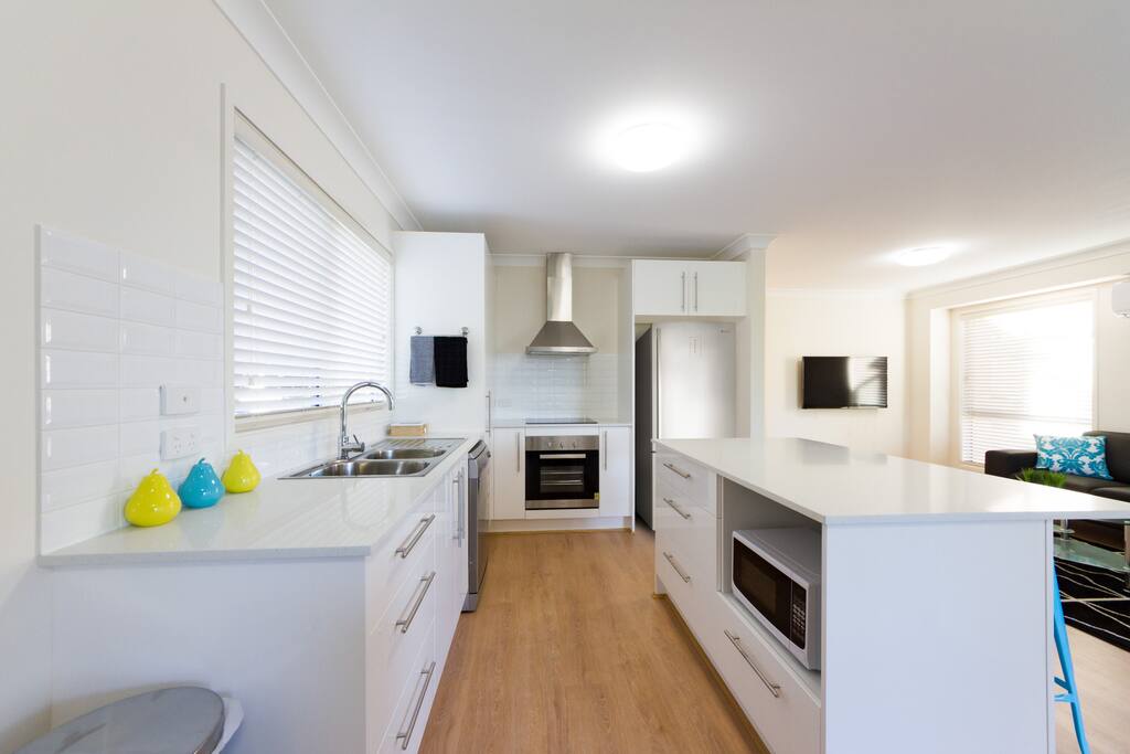 Modern Kitchen with Stainless Steel Appliances