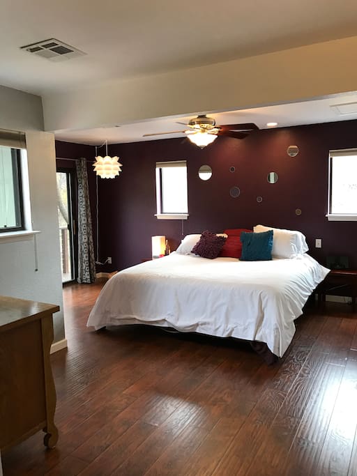 Master Bedroom Suite overlooking the creek