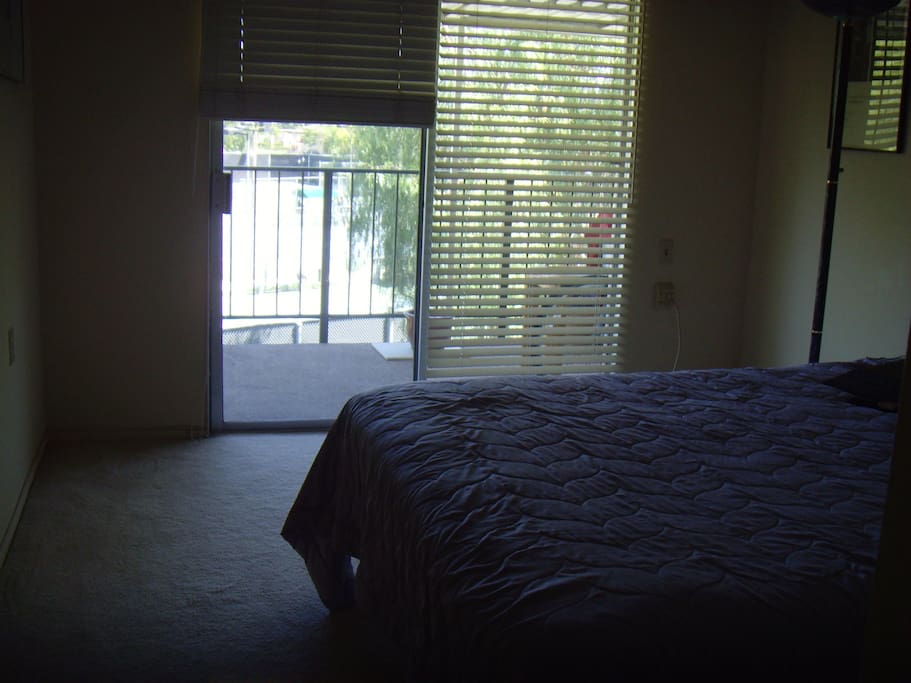 Your bedroom with a great view