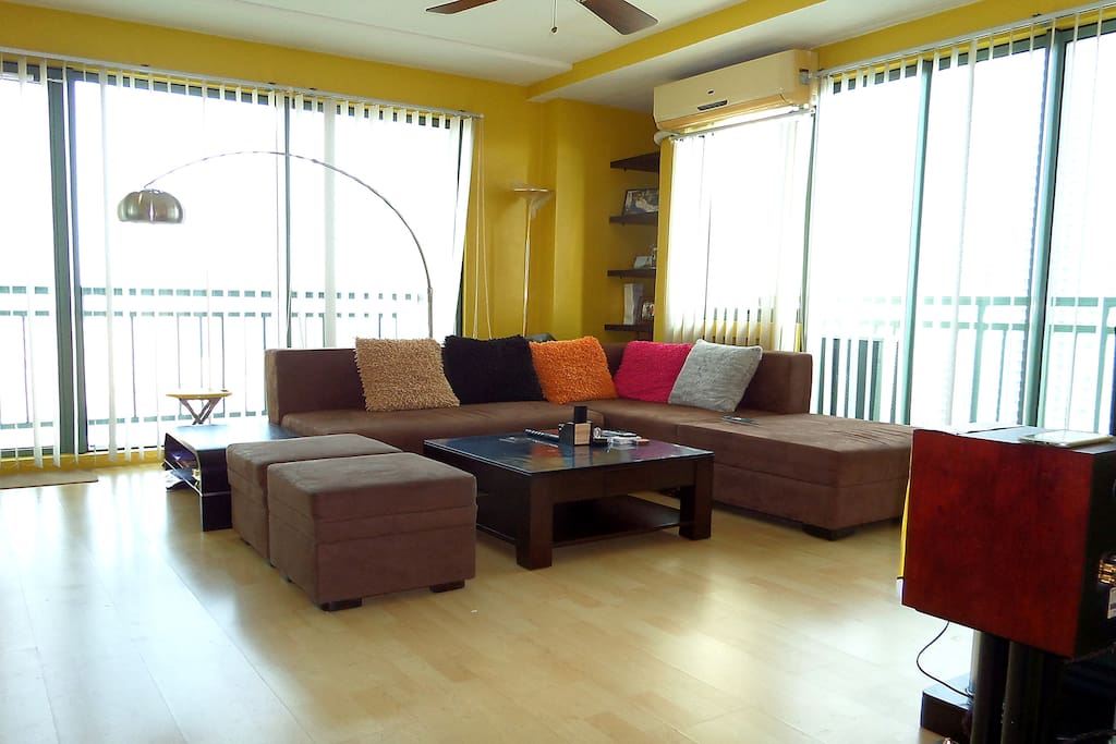 Cozy Lounge area. I am also in FB just search: Soho Central Condo Mandaluyong