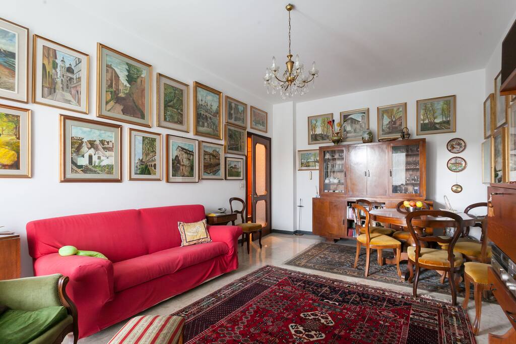 The Living room - The dining table & The sofa