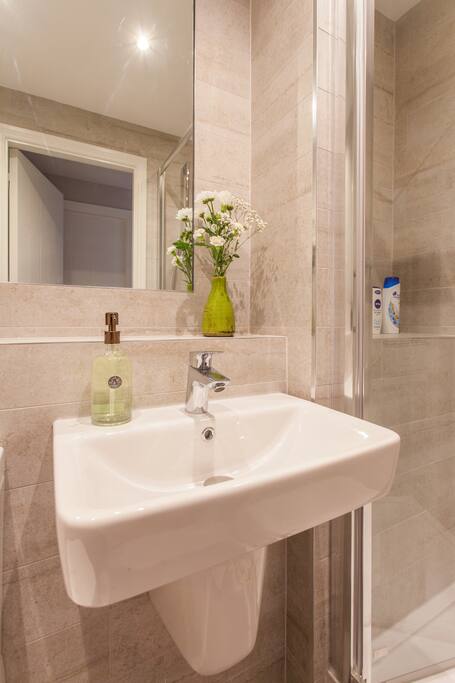 Your private shower to start day fresh and happy:)