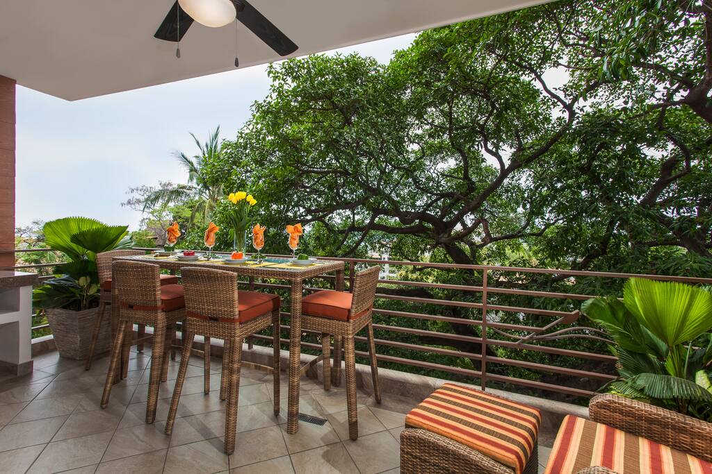 Amazing view at the balcony