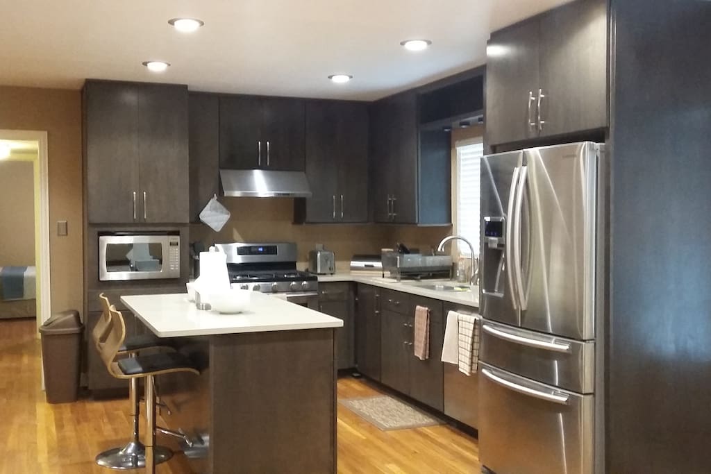 Large kitchen island